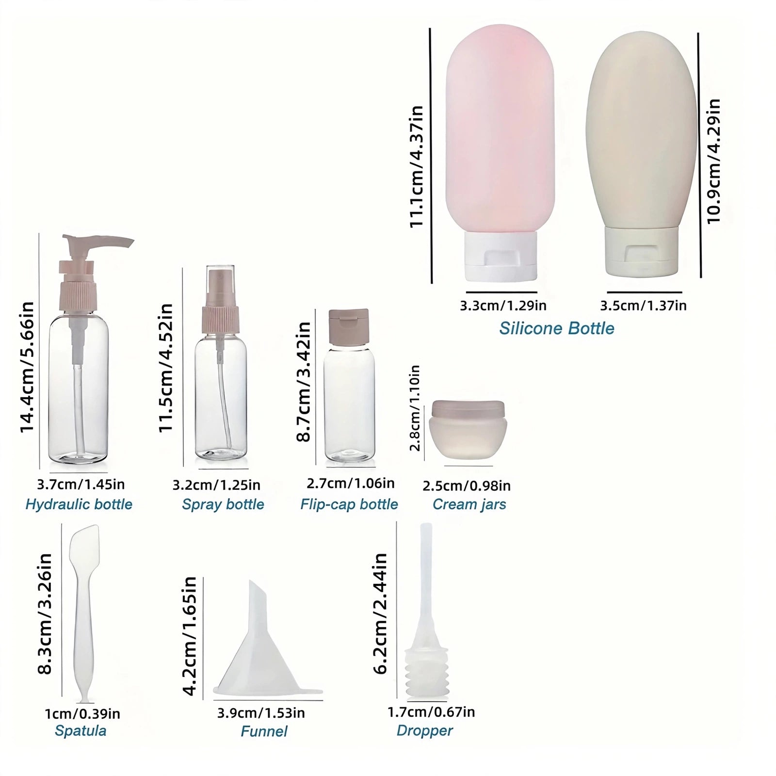 The TSA Bottle Set (11-Piece)