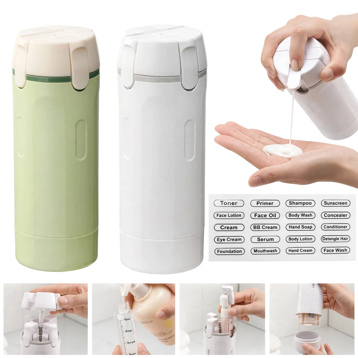 The 4-in-1 Toiletry Dispenser